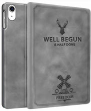 Load image into Gallery viewer, ProElite Cover for Apple iPad (A16) 11th/10th Gen (2025/2022) Case Cover, Smart Deer Flip case cover for Apple iPad 11th/10th Gen 2025/2022, Grey
