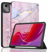 Load image into Gallery viewer, ProElite Cover for Lenovo Tab M11 case Cover, Soft Flexible Flip Case Cover with Pen Holder for Lenovo Tab M11 11 inch with Auto Sleep Wake [Recoil Series] - Marble Pink
