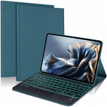 Load image into Gallery viewer, ProElite TouchPad Keyboard case for Motorola Pad 70 Pro 13 inch 2026, Magnetic Detachable Wireless Bluetooth TouchPad Keyboard Motorola Pad 70 Pro 13 inch 2026 (Built-in 7-Colors Backlit), Dark Green
