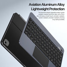 Load image into Gallery viewer, ProElite Keyboard Case for iPad Air 11" (M4/M3/M2), iPad Pro 11" (4th/3rd/2nd), iPad Air 10.9" (5th/4th) Multi-Touch Trackpad, 7-Color Backlit Magic-Style Keyboard – Floating Magnetic Stand – Black
