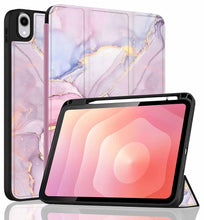 Load image into Gallery viewer, ProElite Cover for Samsung Galaxy Tab S11 11 inch case Cover, Soft Flexible Flip Case Cover for Samsung Galaxy Tab S11 11 inch with Pen Holder [Recoil Series] - Marble Pink

