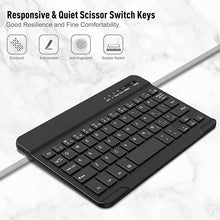 Load image into Gallery viewer, (Refurbished) ProElite Detachable Wireless Bluetooth Keyboard case Cover for Samsung Galaxy Tab A7 Lite 8.7 inch SM-T220/T225/T227, Black
