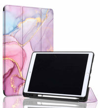 Load image into Gallery viewer, ProElite Cover for Apple iPad Air 3 10.5 inch Case Cover, Smart Flip Case Cover for Apple iPad Air 3/Pro 10.5" with Pencil Holder and Flexible Back, Marble Pink
