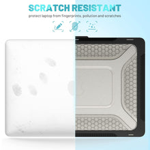 Load image into Gallery viewer, ProElite Case for MacBook Pro 14 inch Case 2024 2023 2022 2021 Release M3 A2918 A2992 M2 A2779 M1 A2442 Pro Max,Heavy Duty Honeycomb Hard Shell with Slim TPU Bumper and Fold Kickstand, Black

