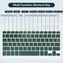 Load image into Gallery viewer, ProElite Keyboard case for Realme Pad 2 11.5 inch, Magnetic Detachable Wireless Bluetooth Keyboard Built-in 7-Colors Backlit, Dark Green
