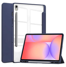 Load image into Gallery viewer, ProElite Cover for Samsung Galaxy Tab S10 Lite 10.9&quot;/ Tab S9 FE 10.9 inch/Tab S10 FE/Tab S9 11&quot; Cover Case, Smart Flip Case Cover with S Pen Holder, Dark Blue [Transparent Back]
