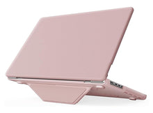 Load image into Gallery viewer, ProElite Case for MacBook Pro 13 inch M2 2024, 2023, 2022-2016 A2338 M1 A2251 A2289 A2159 A1989 A1708 A1706, Slim Leather Case with Foldable stand, Pink
