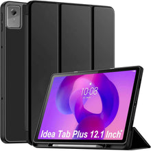 Load image into Gallery viewer, ProElite Cover for Lenovo Idea Tab Plus 12.1 inch 2025 case Cover, Soft Flexible Flip Case Cover for Lenovo Idea Tab Plus 12.1 inch 2025 [Recoil Series] - Black
