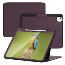 Load image into Gallery viewer, ProElite Case Cover for iPad Air 13 inch M3/M2 2025/2024, Smart Magnetic Shockproof Protective Case for Apple iPad Air 13 inch M3/M2 2025/2024 5 Stable Stands with Pencil Holder, Dark Purple
