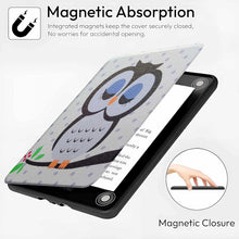 Load image into Gallery viewer, ProElite Slim Smart Flip case Cover for Amazon Kindle Paperwhite 6.8" 11th Generation 2021, Owl (Fits Signature Edition Also)
