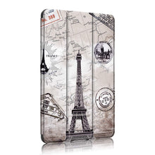 Load image into Gallery viewer, ProElite Case Cover for Apple iPad 10.2 inch Case, Smart Flip Case Cover for Apple iPad 10.2 inch 2021 9th/8th/7th Gen, Clear Soft Back with Pencil Holder, Eiffel
