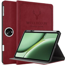 Load image into Gallery viewer, ProElite Case Cover for OnePlus Pad 2 12.1 inch Case, Deer Flip case Cover for OnePlus Pad 2 12.1 inch Tablet with holder [Auto Sleep Wake Feature], Wine Red
