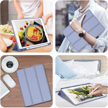 Load image into Gallery viewer, ProElite Cover for Lenovo idea Tab 11 inch 2025 case Cover, Soft Flexible Flip Case Cover for Lenovo idea Tab 11 inch 2025 with Pen Holder [Recoil Series] - Lavender
