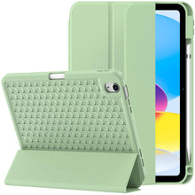 Load image into Gallery viewer, ProElite Smart Flip Case Cover for Apple iPad (A16) 11th/10th Generation (2025/2022) [with Pencil Holder] [Honey Comb Series] - Matcha Green
