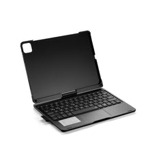 Load image into Gallery viewer, ProElite 360 Degree Rotatable Wireless Bluetooth TouchPad Keyboard Case Cover for Apple iPad Air 13 inch M3/M2 2025/2024 &amp; iPad Pro 12.9 5th/6th Gen, Built-in 7-Colors Backlit, Black
