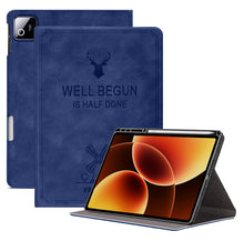 Load image into Gallery viewer, ProElite Case Cover for Xiaomi Mi Pad 8/8 Pro 11.2 inch Case, Deer Flip case Cover for Mi Pad 8/8 Pro 11.2 inch Case with Pen Holder [Auto Sleep Wake Feature], Dark Blue
