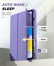 Load image into Gallery viewer, ProElite Pencil Case for iPad Air 5th/4th 2020 10.9 Inch [Auto Sleep/Wake Cover] [Pencil Holder] [Soft Flexible Case] Recoil Series - Lavender
