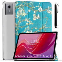 Load image into Gallery viewer, ProElite Case Cover for Lenovo idea Tab 11 inch Cover, Smart Flip Case Lenovo idea Tab 11 inch 2025 Tablet Translucent Back with Stylus Pen, Flowers
