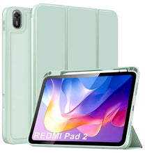 Load image into Gallery viewer, ProElite Cover for Xiaomi Redmi Pad 2 11 inch Case, Soft Flexible Flip Case Cover for Xiaomi Redmi Pad 2 11 inch with Pen Holder, Support Auto Sleep Wake, [Recoil Series] - Mint Green
