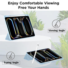 Load image into Gallery viewer, ProElite Case Cover for Apple iPad Pro 13 inch M4/M5 2024/2025 Cover, Pencil Case for iPad Pro 13 M4/M5 2024/2025 with Pencil Holder [Soft Flexible Case] Recoil Series - Light Blue
