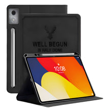 Load image into Gallery viewer, ProElite Cover for Moto Pad 60 Pro 12.7 inch 2025 Case Cover, Deer Smart Flip Case cover for Moto Pad 60 Pro 12.7 inch 2025 Tablet, Black
