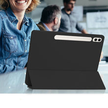 Load image into Gallery viewer, ProElite Cover for Samsung Galaxy Tab S10/S9/S8 Ultra Cover, Soft Flexible Flip Case Cover with S Pen Holder for Galaxy Tab S10/S9/S8 Ultra 14.6 inch Support Auto Sleep Wake, [Recoil Series] - Black
