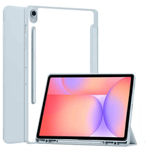 Load image into Gallery viewer, ProElite Cover for Samsung Galaxy Tab S10 Lite 10.9"/ Tab S9 FE 10.9 inch/Tab S10 FE/Tab S9 11" Cover Case, Smart Flip Case Cover with S Pen Holder, Haze Blue [Transparent Back]
