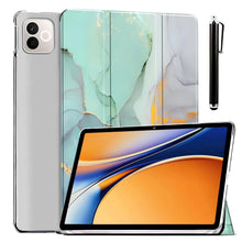Load image into Gallery viewer, ProElite Case Cover for Realme Pad 3 11.6 inch 2026 Cover, Smart Flip Case Cover for Realme Pad 3 11.6 inch 2026 Translucent Back with Stylus Pen, Marble Green
