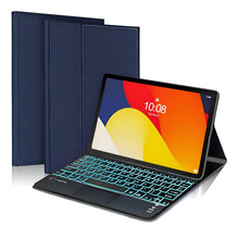Load image into Gallery viewer, ProElite TouchPad Keyboard case for Moto Pad 60 Pro 12.7 inch 2025, Magnetic Detachable Wireless Bluetooth TouchPad Keyboard for Moto Pad 60 Pro 12.7" 2025 with Built-in 7-Colors Backlit, Dark Blue
