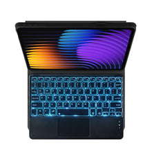 Load image into Gallery viewer, ProElite TouchPad Keyboard case for Mi Pad 8/8 Pro 11.2 inch, Magnetic Detachable Wireless Bluetooth TouchPad Keyboard Mi Pad 8/8 Pro 11.2" with Pen Holder Built-in 7-Colors Backlit, Lavender
