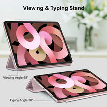 Load image into Gallery viewer, ProElite Smart Magnetic Case Cover for Apple iPad Air 13 inch M4/M3/M2 2026/2025/2024/iPad Pro 12.9 inch 2022/2021/2020 6th/5th Generation [Support Apple Pencil Charging], Pink
