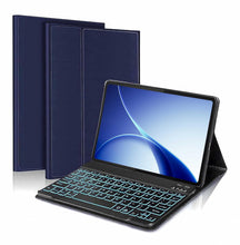 Load image into Gallery viewer, ProElite Keyboard case for Oppo Pad 5 12.1 inch, Magnetic Detachable Wireless Bluetooth Keyboard for Oppo Pad 5 12.1 inch Built-in 7-Colors Backlit, Dark Blue

