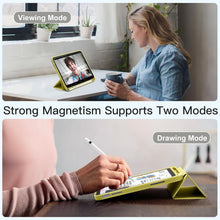 Load image into Gallery viewer, ProElite Smart Case for iPad (A16) 11th/10th Generation (2025/2022) [Auto Sleep/Wake Cover] [Left Side Pencil Holder] [Soft Flexible Case] Recoil Series - Yellow
