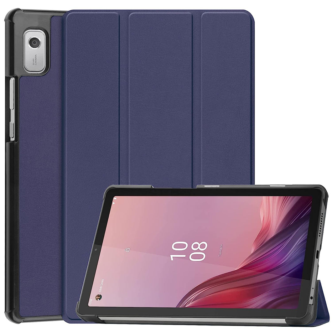 ProElite Smart Flip Case Cover for Lenovo Tab M9 9 inch Tablet, Dark Blue