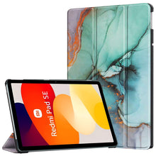 Load image into Gallery viewer, ProElite Case Cover for Redmi Pad SE 11 inch Cover, Slim Trifold Flip case Cover for Redmi Pad SE 11 inch Tablet [Auto Sleep Wake Feature], Marble Green
