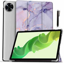 Load image into Gallery viewer, ProElite Case Cover for Realme Pad 2 11.5 inch Cover, Smart Flip Case Cover for Realme Pad 2 11.5 inch Translucent Back with Stylus Pen, Marble Purple
