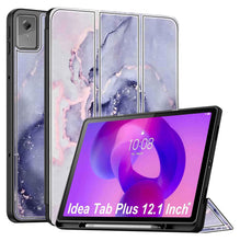 Load image into Gallery viewer, ProElite Cover for Lenovo Idea Tab Plus 12.1 inch 2025 case Cover, Soft Flexible Flip Case Cover for Lenovo Idea Tab Plus 12.1 inch 2025 [Recoil Series] - Marble Purple
