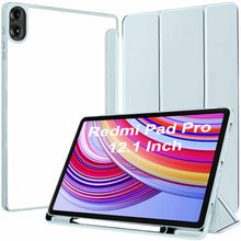 Load image into Gallery viewer, ProElite Case Cover for Redmi Pad Pro 12.1 inch Cover, Transparent Flip Case for Redmi Pad Pro 12.1 inch [Supports Auto Sleep Wake Function], Haze Blue
