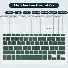Load image into Gallery viewer, {Refurbished}ProElite Keyboard case for Xiaomi Mi Pad 6 11 inch, Magnetic Detachable Wireless Bluetooth Keyboard Built-in 7-Colors Backlit, Dark Green
