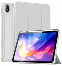 Load image into Gallery viewer, ProElite Cover for Xiaomi Redmi Pad 2 11 inch Case, Soft Flexible Flip Case Cover for Xiaomi Redmi Pad 2 11 inch with Pen Holder, Support Auto Sleep Wake, [Recoil Series] - Grey
