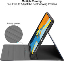 Load image into Gallery viewer, ProElite Detachable Wireless Bluetooth Keyboard case Cover for Apple iPad Air 11 inch 2024 M2/Pro 11 4th &amp; 3rd Gen 2022/2021/ iPad Air 5th/4th Gen 10.9 inch with Pencil Holder, Dark Blue
