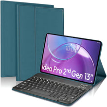 Load image into Gallery viewer, ProElite Keyboard Case for Lenovo Idea Tab Pro 2nd Gen 13 inch 2026, Magnetic Detachable Wireless Bluetooth Keyboard for Idea Tab Pro 2nd Gen 13 inch, Dark Green
