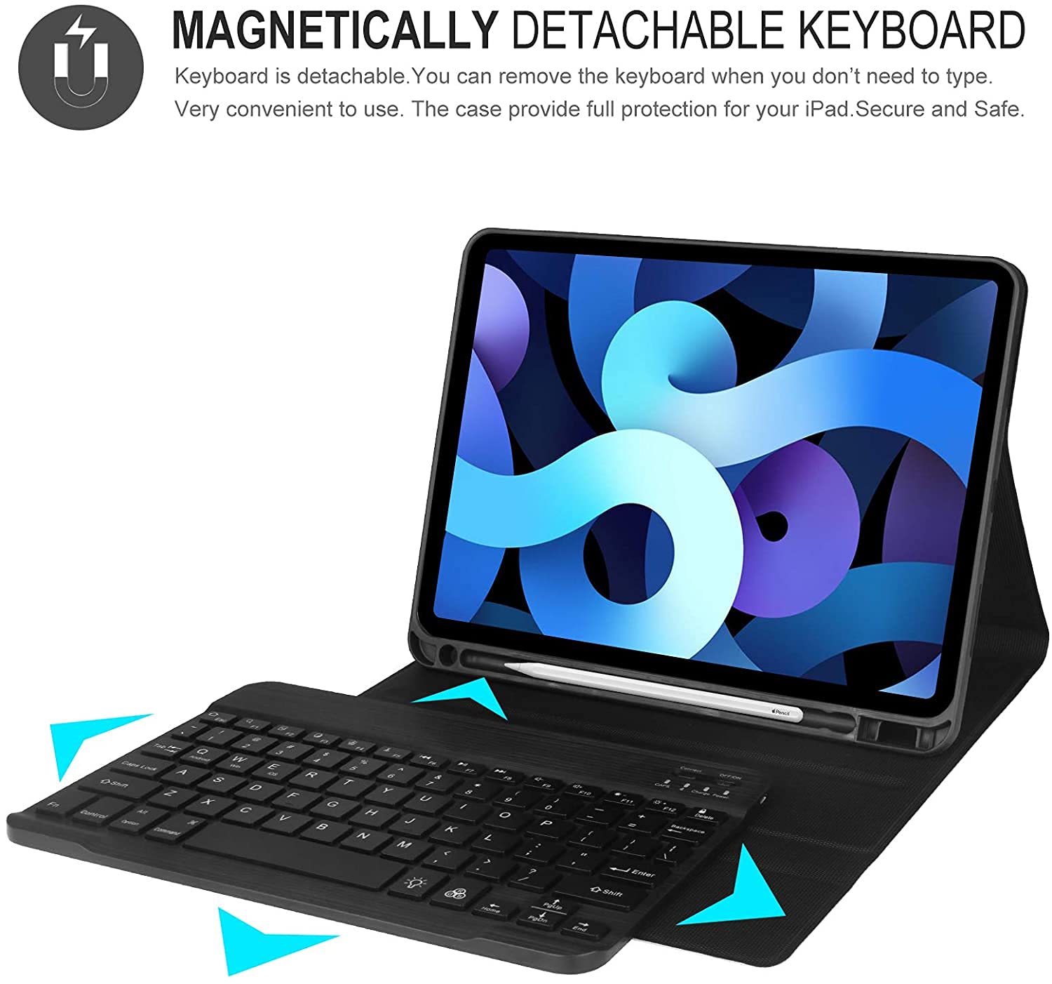 ProElite Keyboard case for iPad Air 11 M3/M2 2025/2024/Pro 11