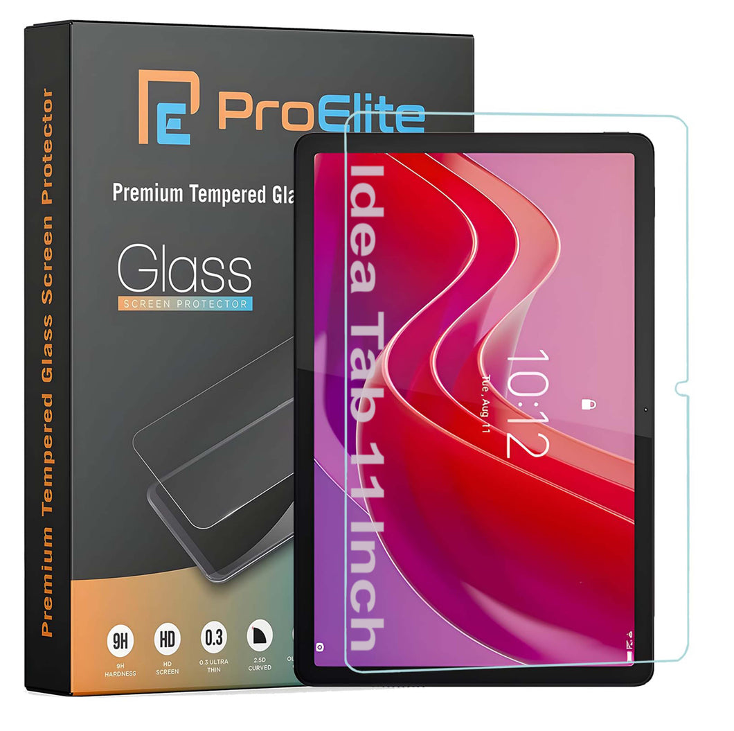 ProElite Tempered Glass Screen Protector for Lenovo idea Tab 11 inch 2025, Premium Tempered Glass Screen Protector for Lenovo idea Tab 11 inch 2025, (1 Pack)