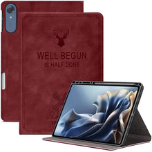 Load image into Gallery viewer, ProElite Case Cover for Motorola Pad 70 Pro 13 inch 2026, Deer Flip case Cover for Moto Pad 70 Pro 13 inch Case with Pen Holder [Auto Sleep Wake Feature], Wine Red

