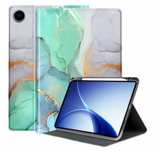 Load image into Gallery viewer, ProElite Book Case Cover for Oppo Pad 5 12.1 inch,Smart flip case Book Cover for Oppo Pad 5 12.1 inch Tablet with Pen Holder, Marble Green
