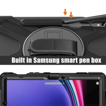 Load image into Gallery viewer, ProElite Cover for Samsung Galaxy Tab S10 Lite 10.9&quot;/S9 Fe 10.9/S10 FE 10.9&quot;/ S9/S8/S7 11&quot; Cover Case, Rugged 3 Layer Armor case Cover and Rotating Kickstand, Rainbow Blue
