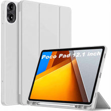 Load image into Gallery viewer, ProElite Cover for Poco Pad 12.1 inch Cover, Soft Flexible Flip Case Cover for Poco Pad 12.1 inch with Pen Holder, Support Auto Sleep Wake Feature, [Recoil Series] - Grey
