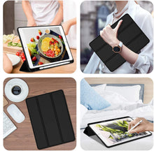 Load image into Gallery viewer, ProElite Smart Case for iPad 10.2 inch 2021 9th/8th/7th Gen [Auto Sleep/Wake Cover] [Pencil Holder] [Soft Flexible Case] Recoil Series - Marble Grey with Stylus Pen
