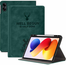 Load image into Gallery viewer, ProElite Case Cover for Xiaomi Redmi Pad 2 Pro 12.1 inch Case, Deer Flip case Cover for Xiaomi Redmi Pad 2 Pro 12.1 inch Case with Pen Holder [Auto Sleep Wake Feature], Dark Green

